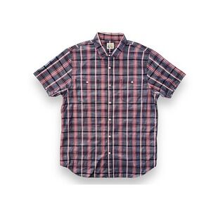 Y2 Howe Creative Workforce Shirt Top Short Sleeve Plaid Men's XL